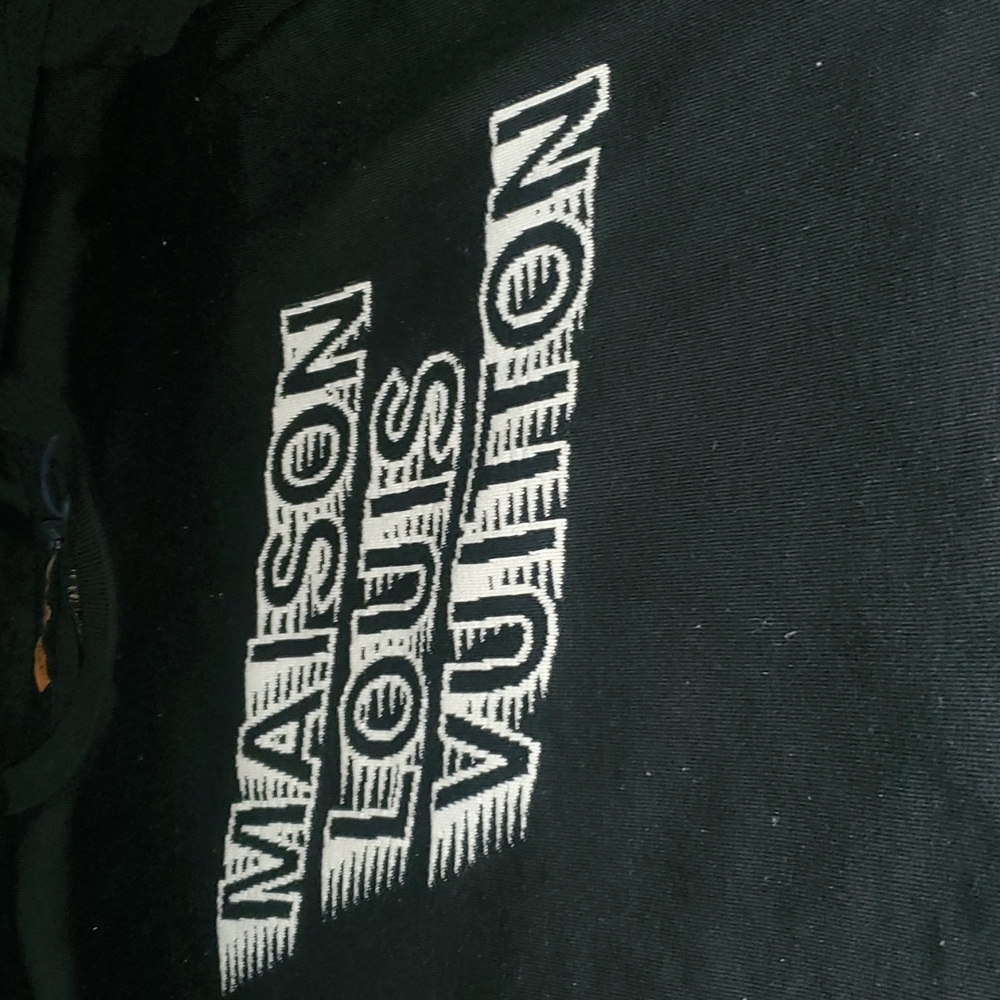 Authentic lv sweater material shirt
